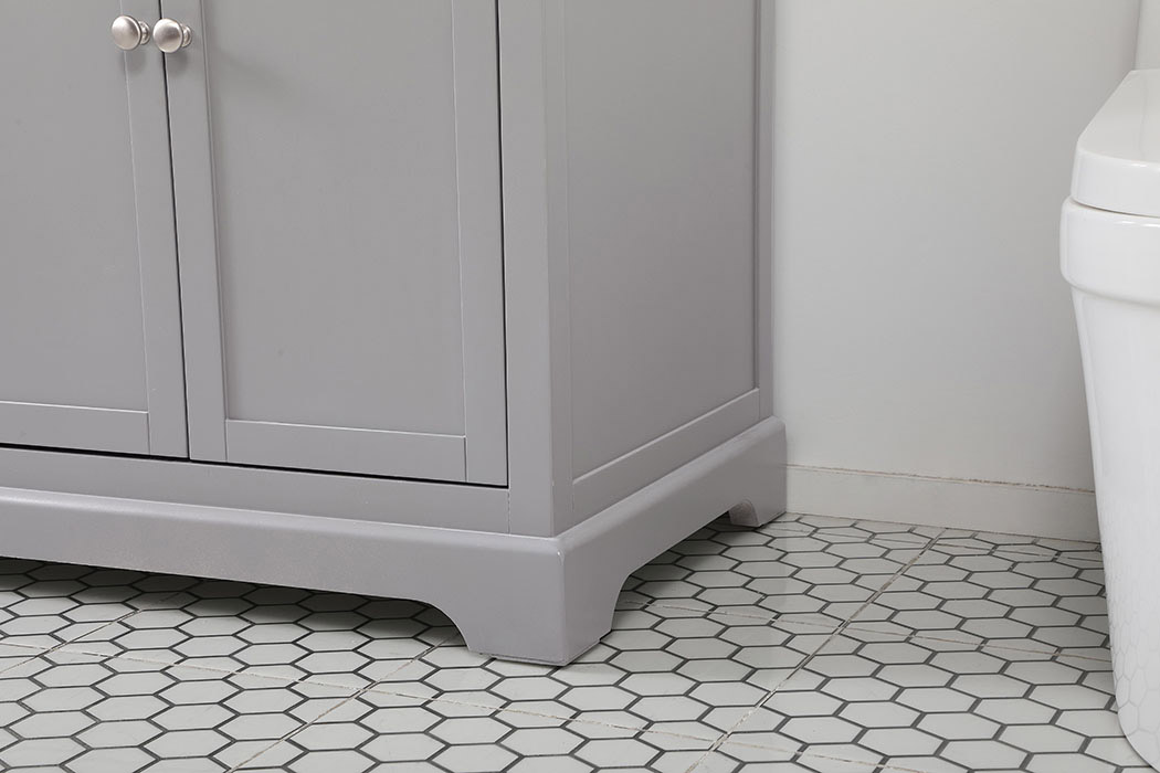 Elegant Bathroom Vanity - Gray (VF60272DGR)