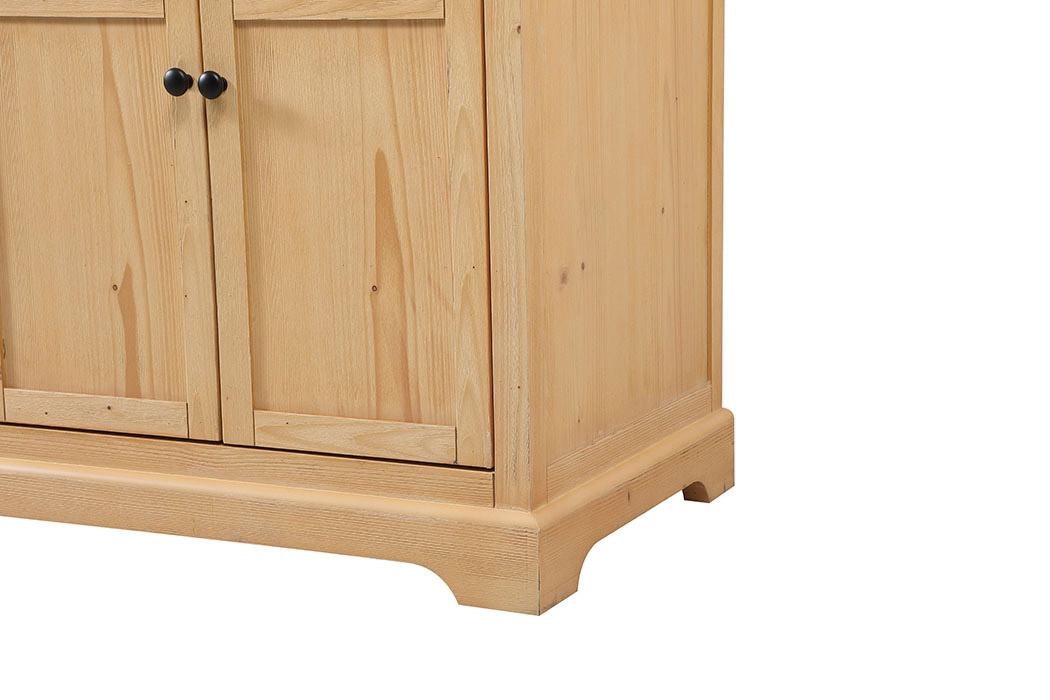 Elegant Bathroom Vanity - Natural Wood (VF60272DNW)