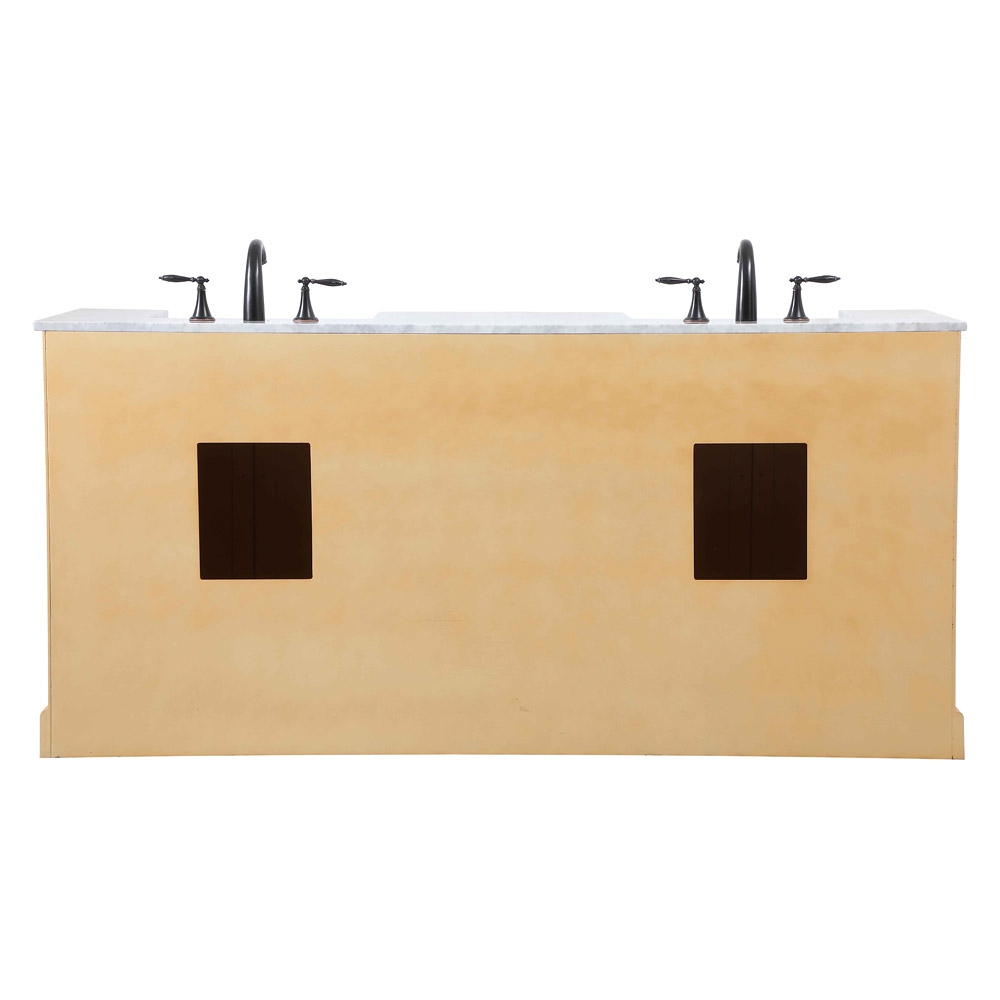 Elegant Bathroom Vanity - Natural Wood (VF60272DNW)