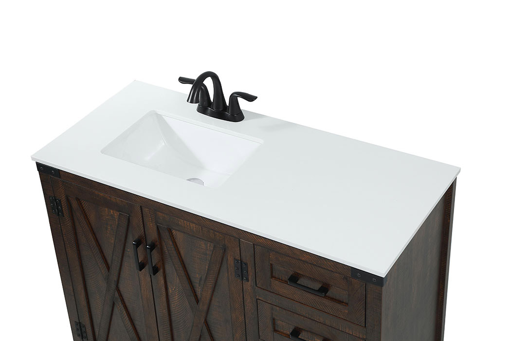 Elegant Bathroom Vanity - Espresso (VF90242EX)