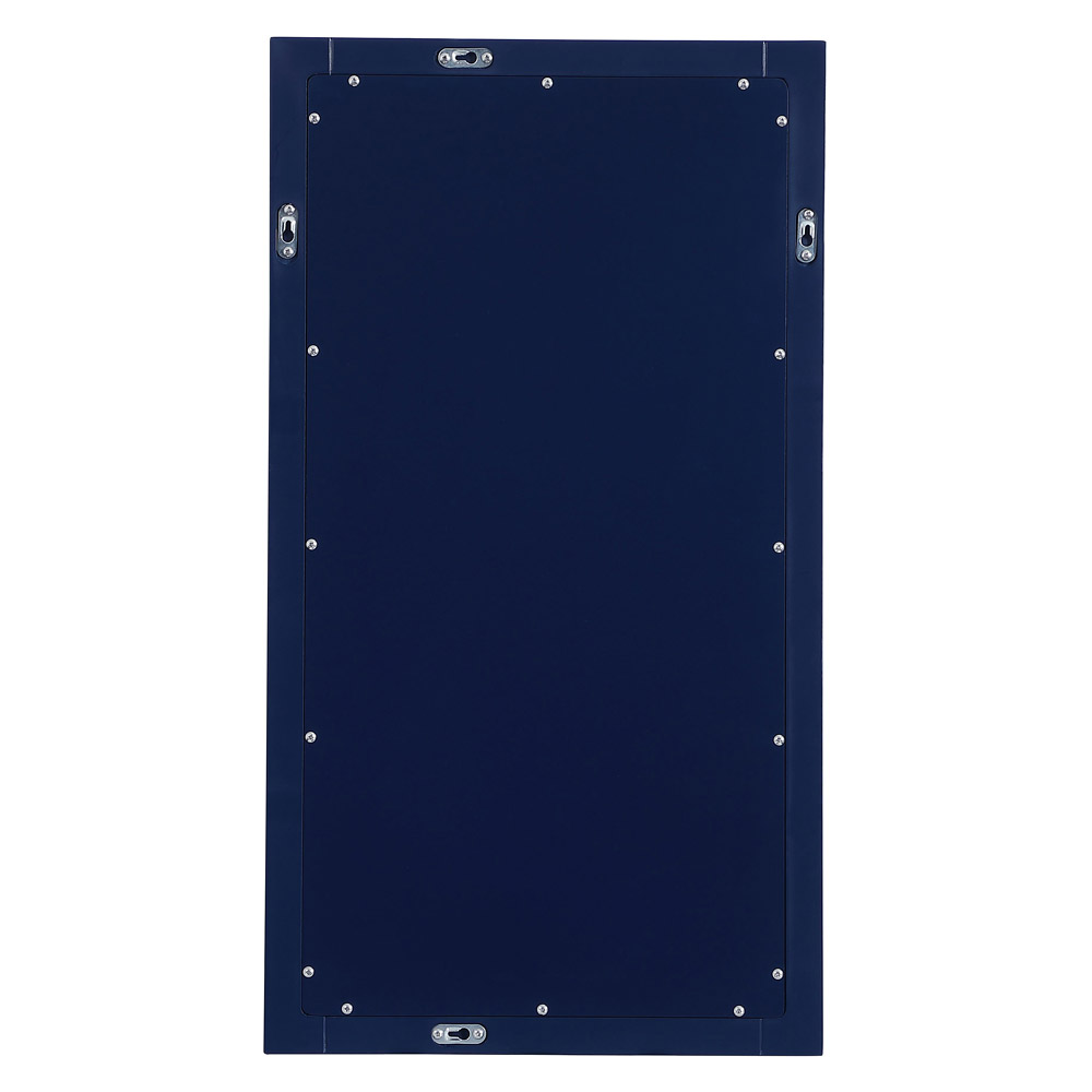 Elegant Wall Mirror - Blue, D 18", H 32" (VM21832BL)