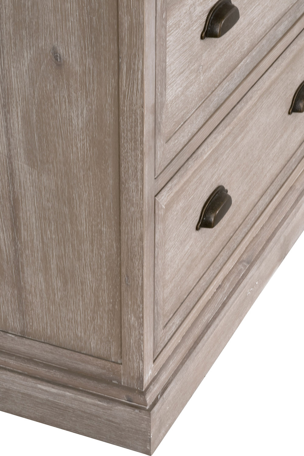 Essentials - Traditions Eden 7-Drawer Media Dresser in Natural Gray Acacia