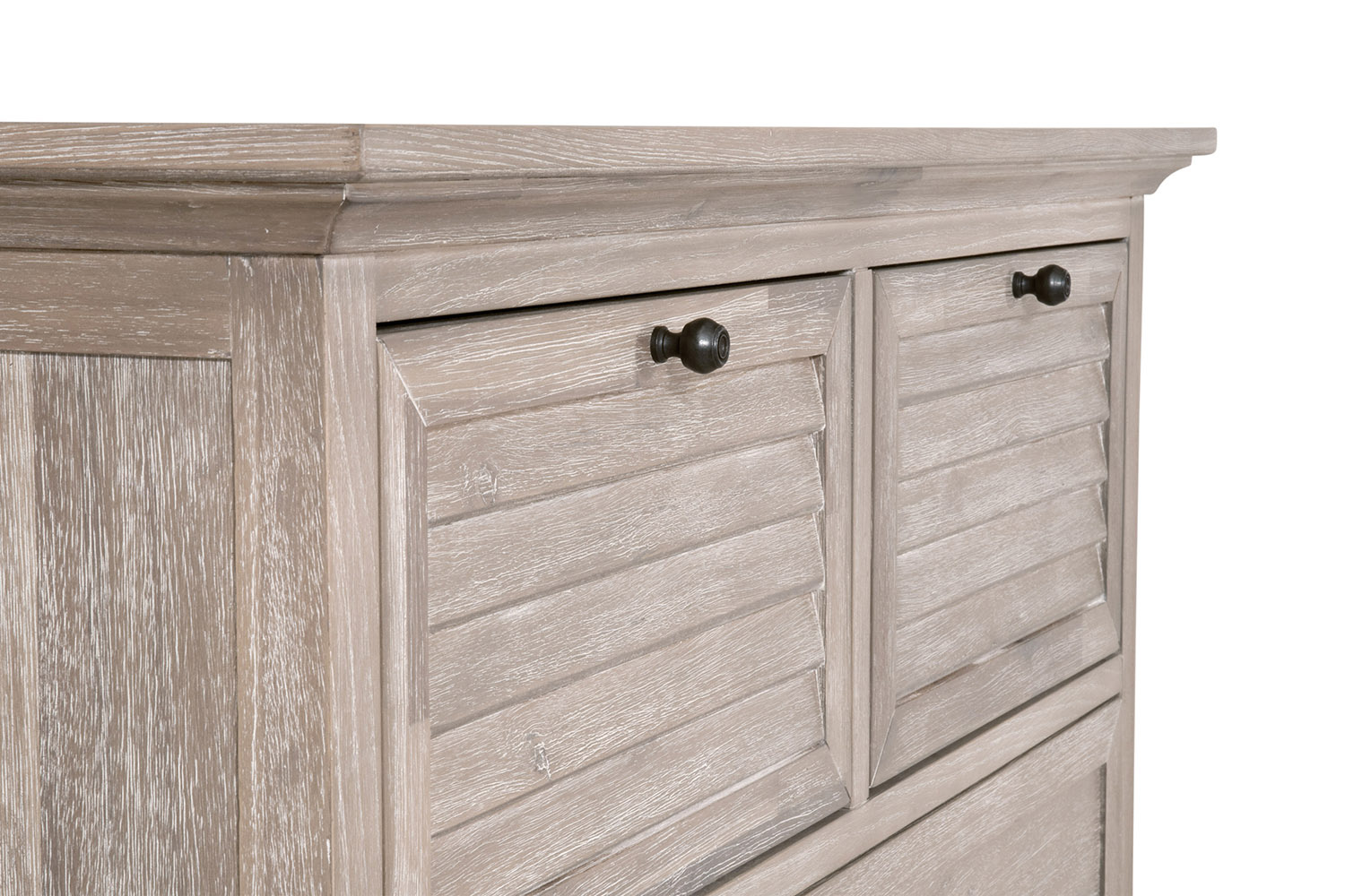 Essentials - Eden 5-Drawer High Chest in Natural Gray Acacia