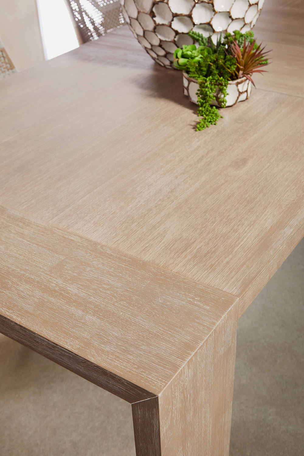 Essentials - Traditions Tropea Extension Dining Table in Natural Gray