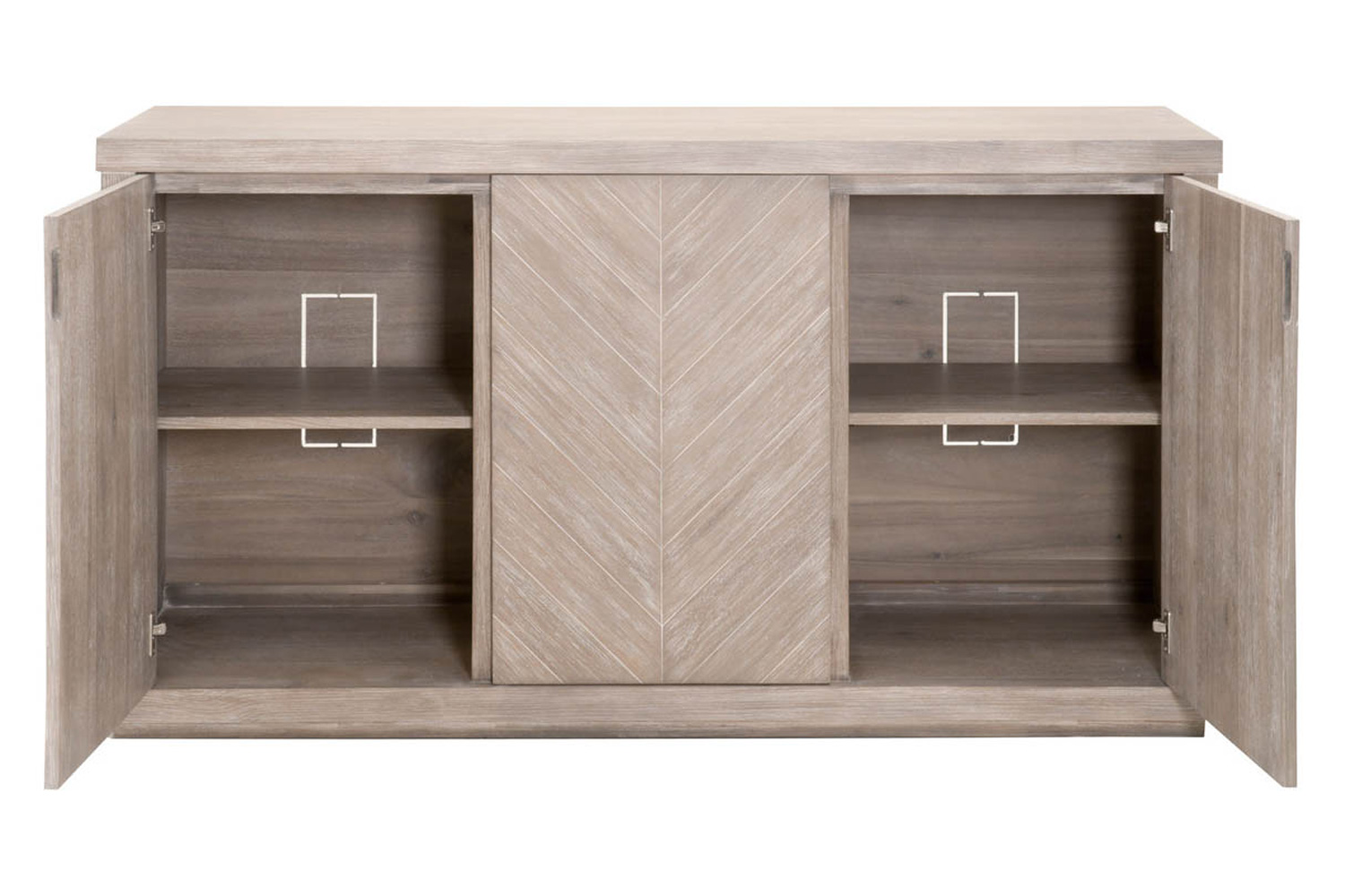 Essentials - Traditions Adler Media Sideboard in Natural Gray