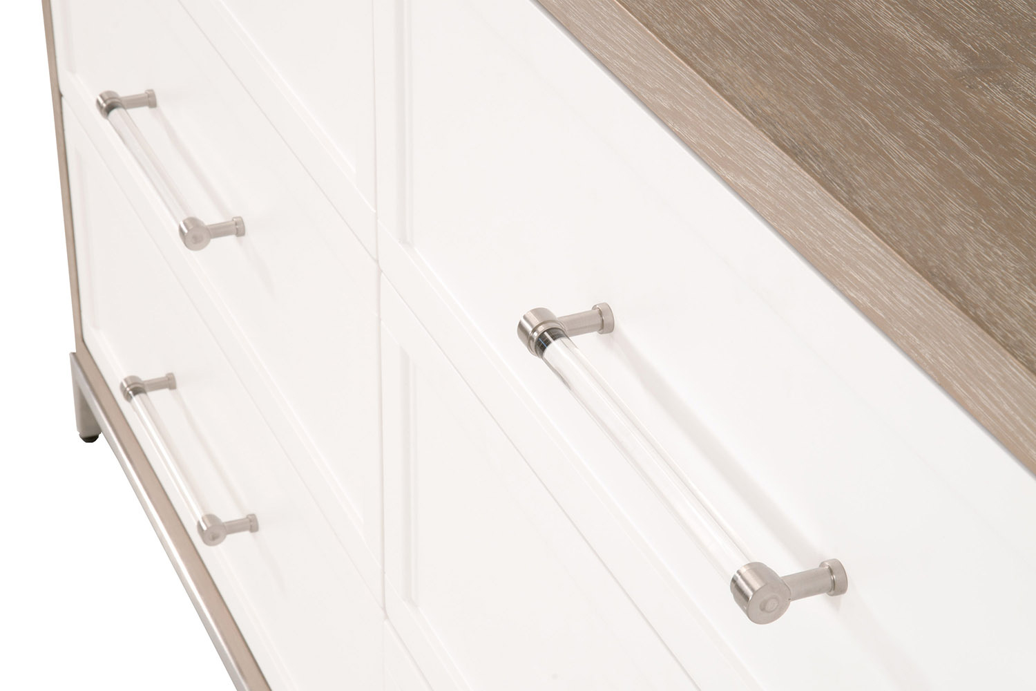 Essentials - Traditions Wrenn 6-Drawer Double Dresser in Natural Gray