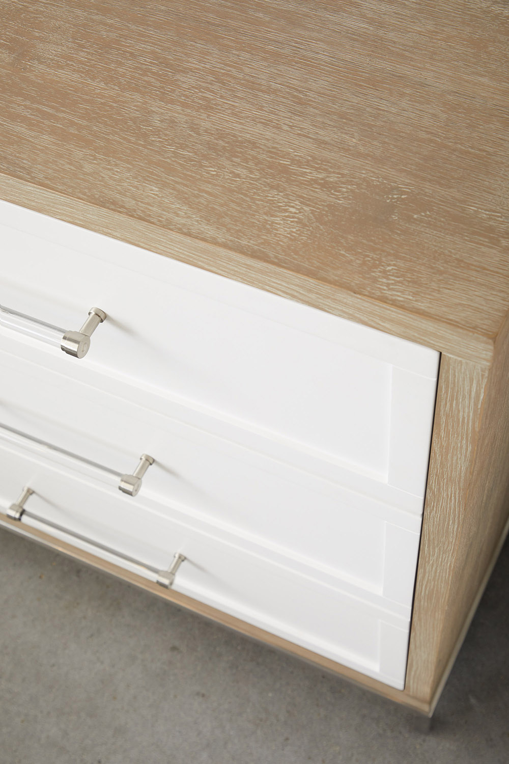 Essentials - Traditions Wrenn 6-Drawer Double Dresser in Natural Gray