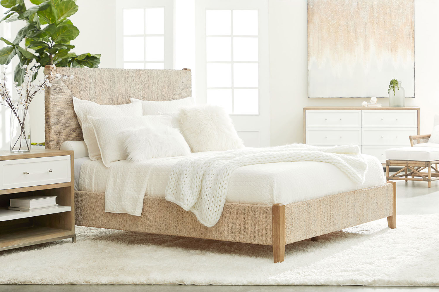 Essentials - Traditions Wrenn 6-Drawer Double Dresser in Natural Gray