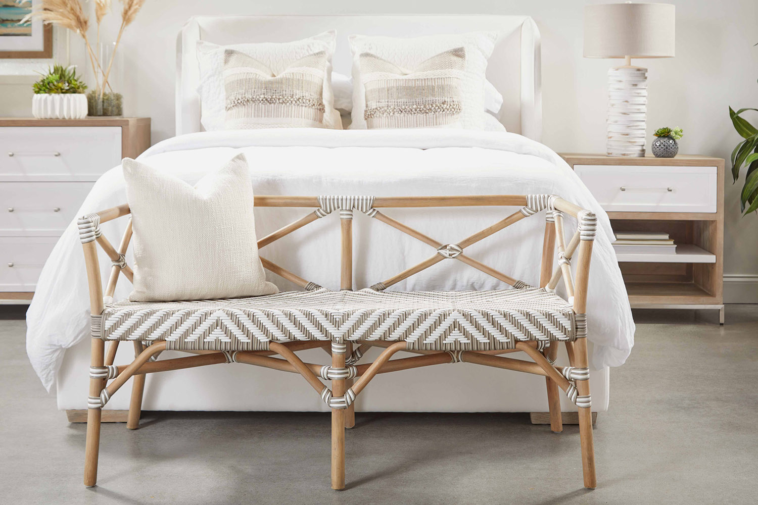 Essentials - Traditions Wrenn 6-Drawer Double Dresser in Natural Gray