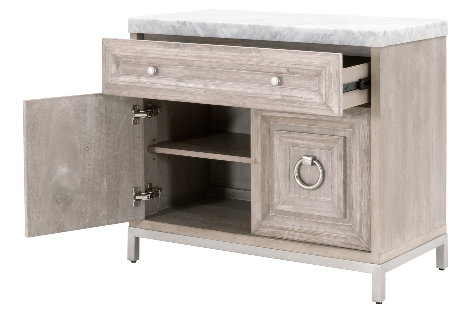 Essentials Azure Carrera Media Chest - Natural Gray