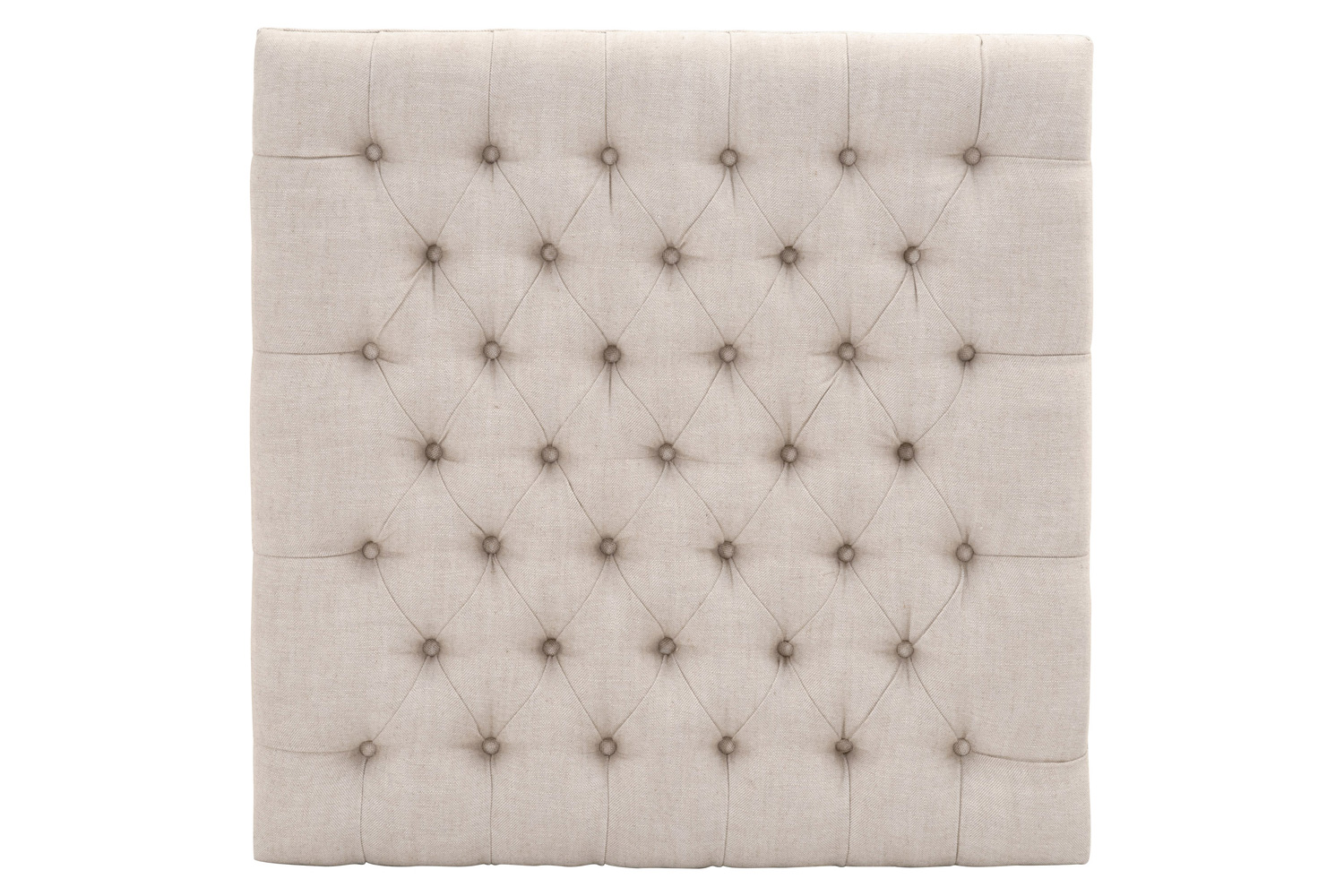 Essentials Townsend Tufted Upholstered Coffee Table - Bisque