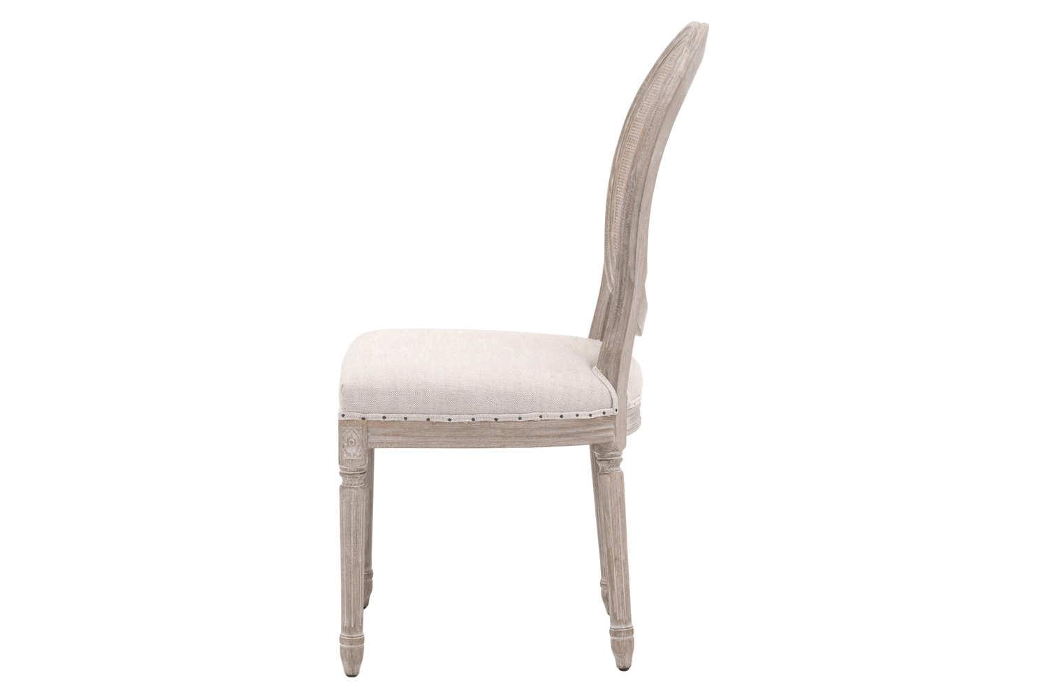 Essentials - Oliver Dining Chair, Set of 2 in Natural Gray Ash Bisque
