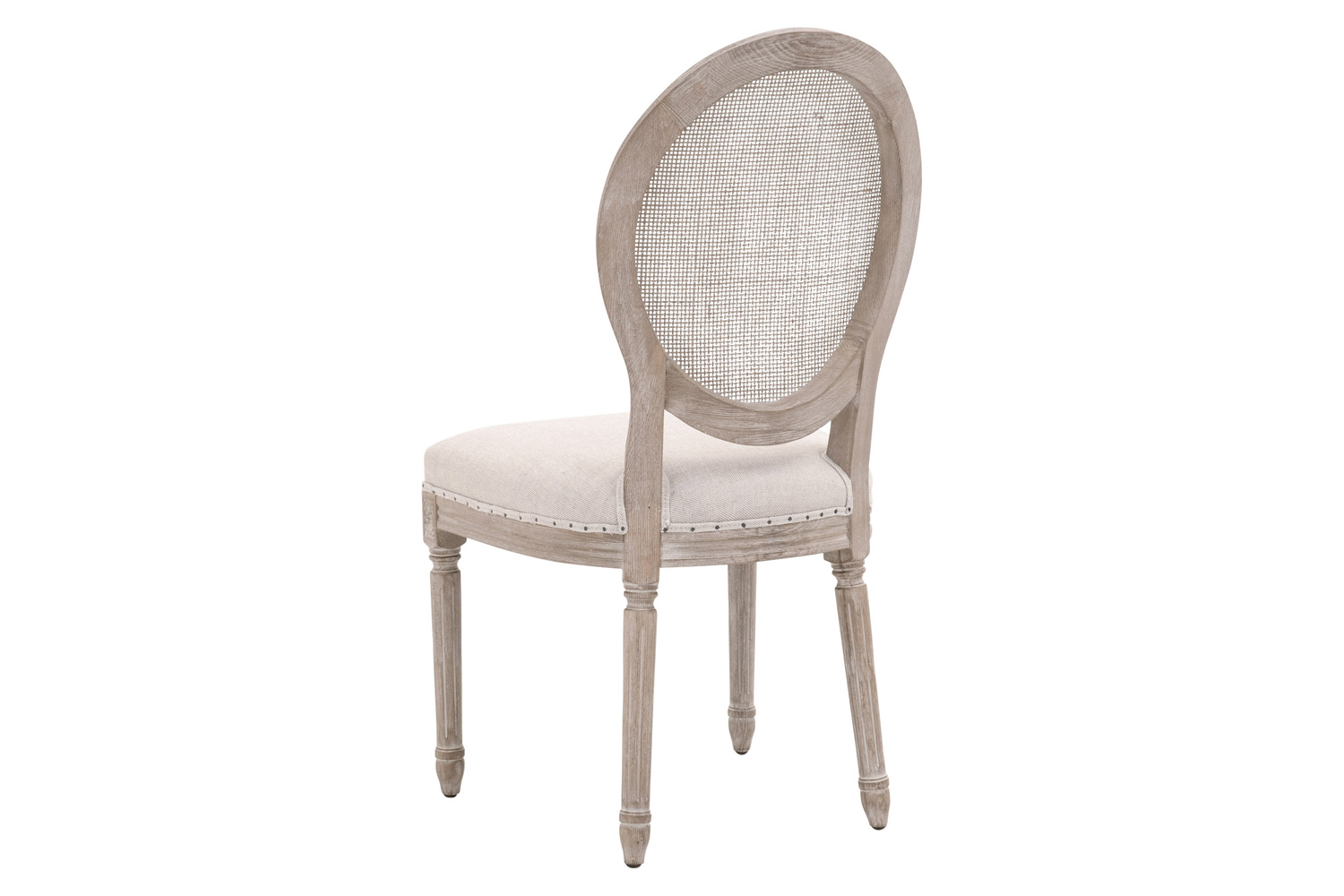 Essentials - Oliver Dining Chair, Set of 2 in Natural Gray Ash Bisque