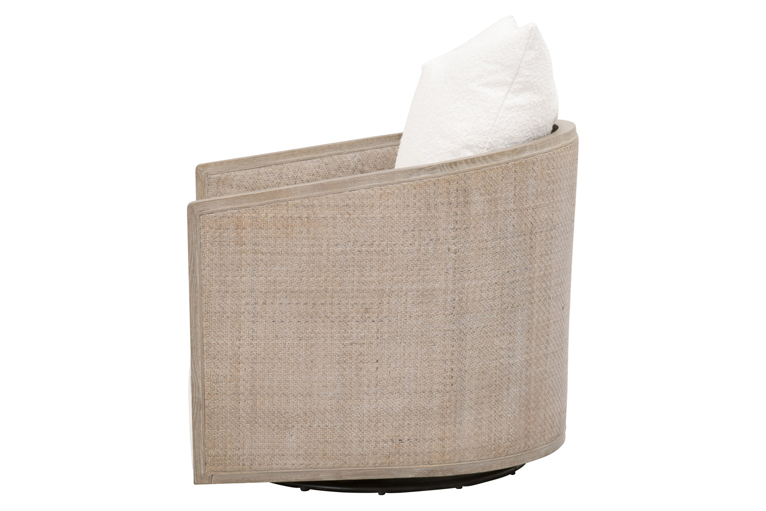 Essentials McGuire Swivel Club Chair - Boucle Snow