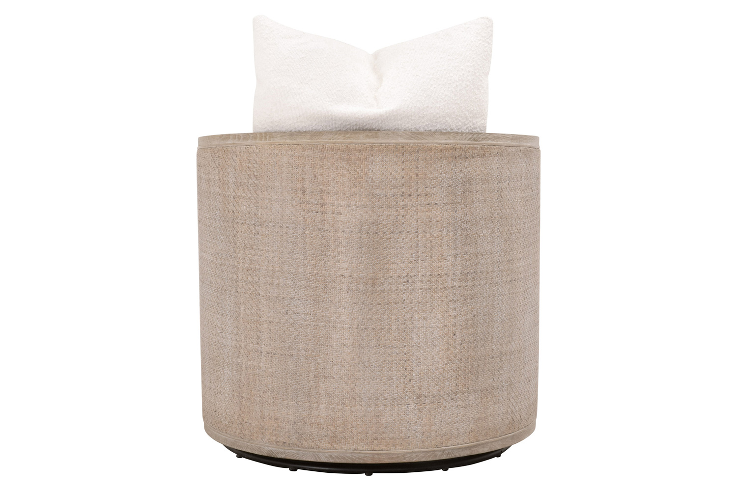 Essentials McGuire Swivel Club Chair - Boucle Snow