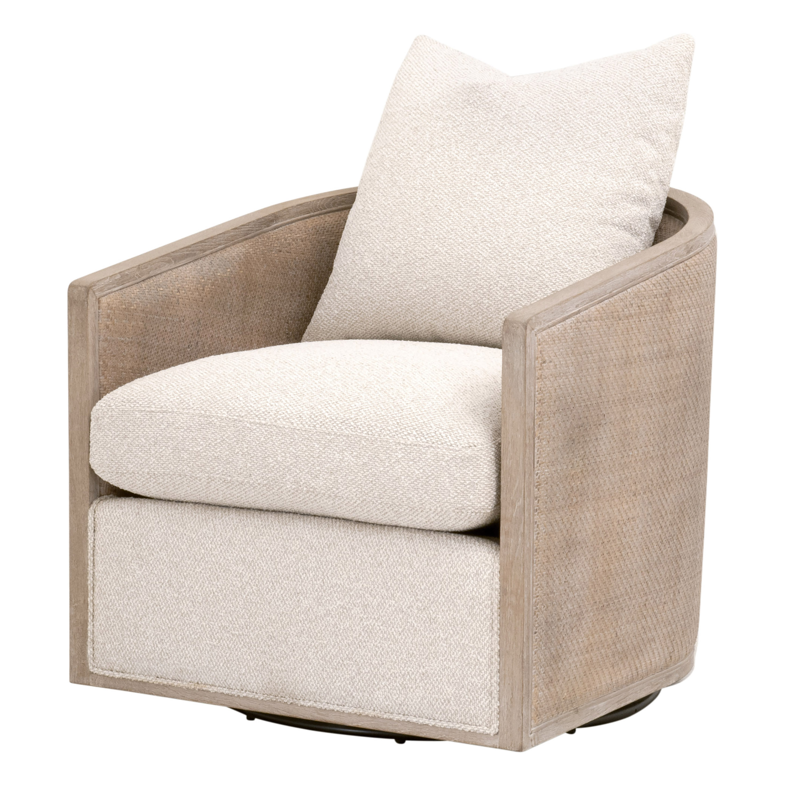 Essentials - McGuire Swivel Club Chair