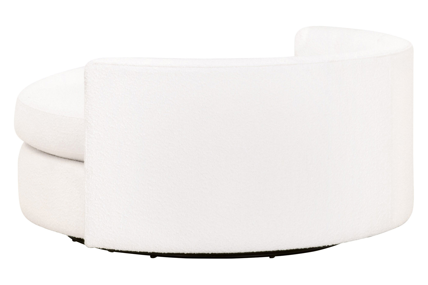 Essentials Lourne Grand Swivel Sofa Chair - Performance Boucle Snow