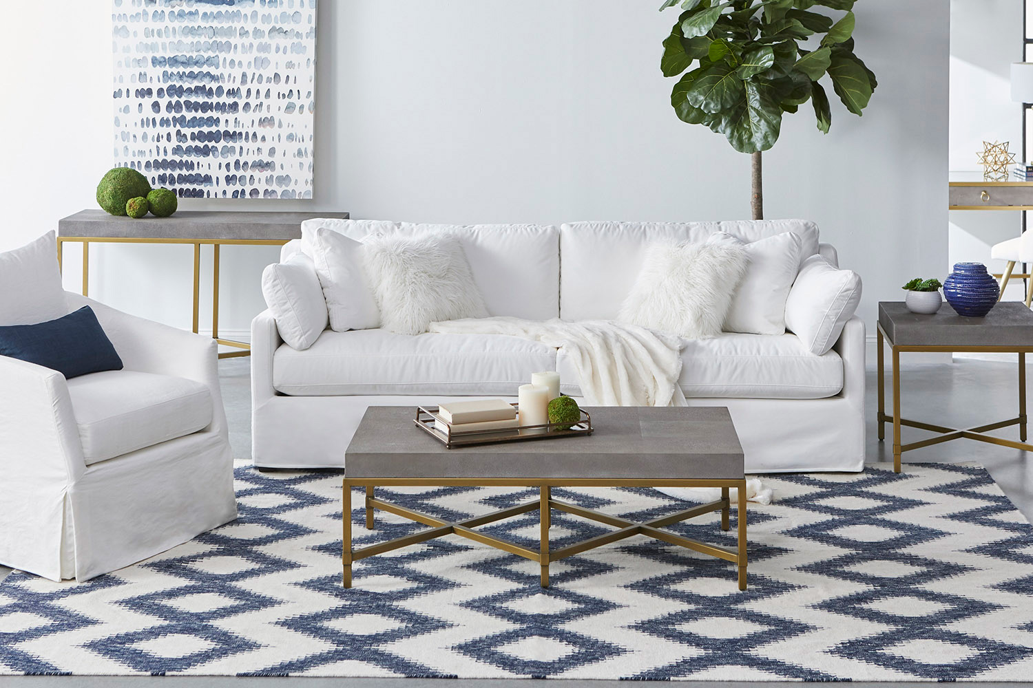 Essentials Faye Slipcover Swivel Club Chair - Cream Crepe