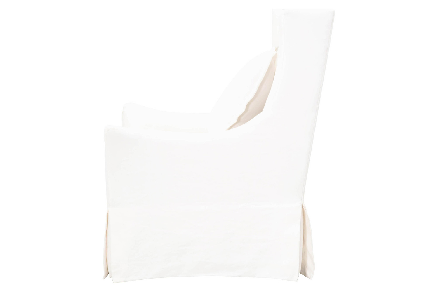 Essentials - Otto Swivel Club Chair in Cream Crepe