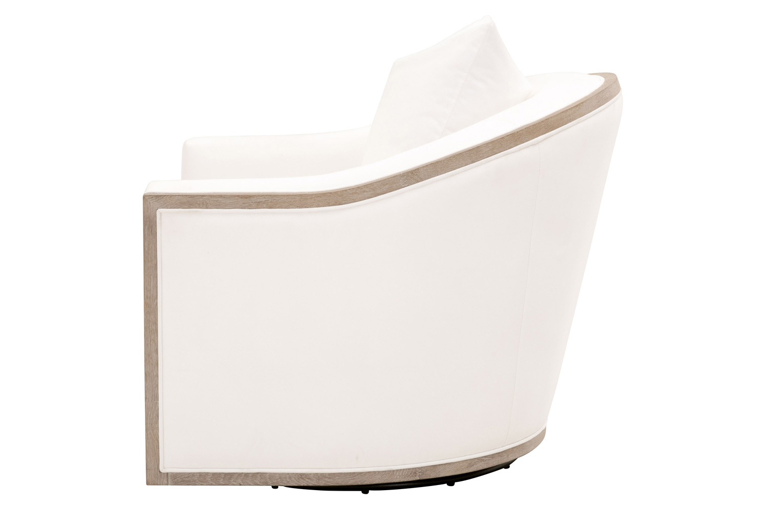 Essentials Paxton Swivel Club Chair - LiveSmart Peyton Pearl Natural Gray