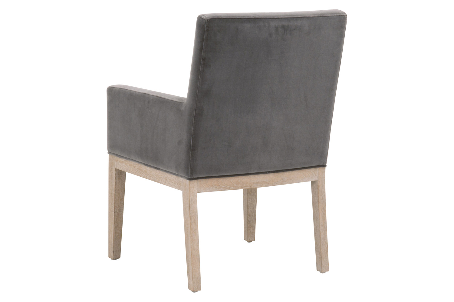 Essentials Drake Arm Chair - Dark Dove Velvet