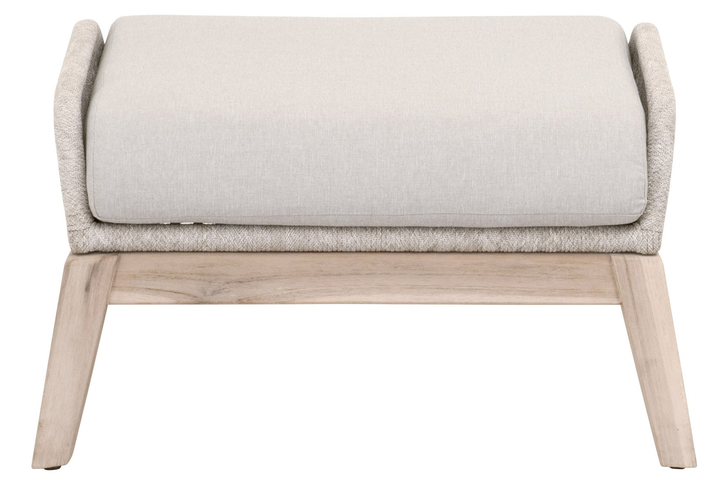 Essentials - Woven Loom Outdoor Footstool