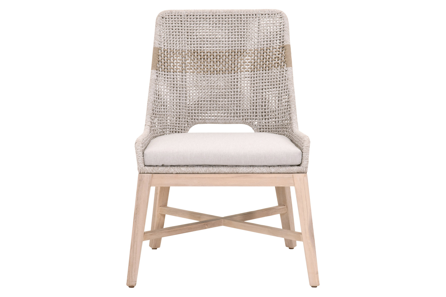 Essentials - Woven Tapestry Outdoor Dining Chair, Set of 2
