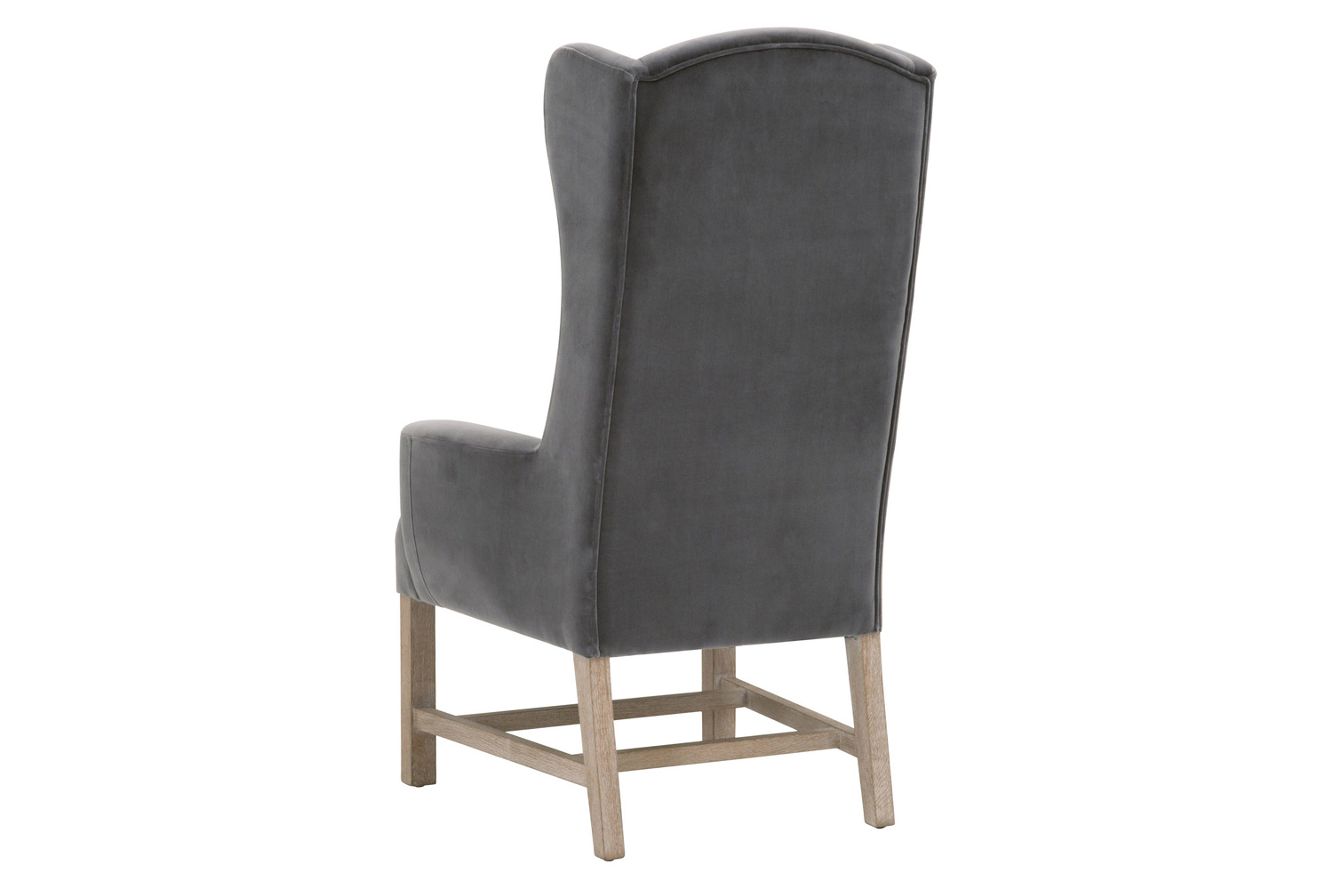 Essentials - Bennett Arm Chair in Dark Dove Velvet