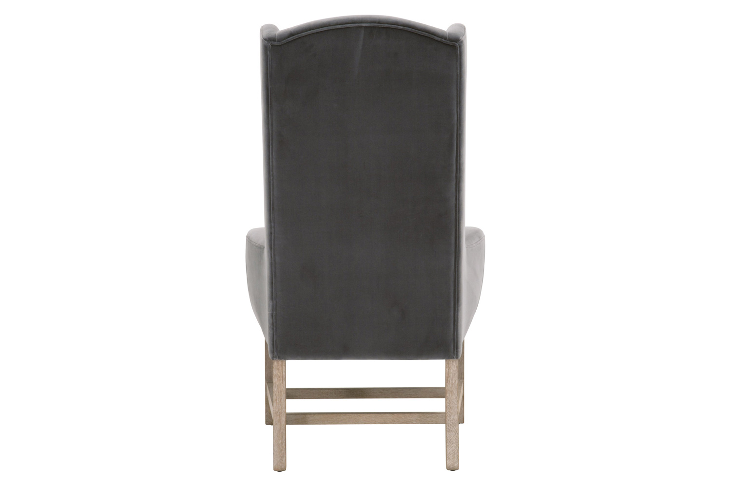 Essentials - Bennett Arm Chair in Dark Dove Velvet