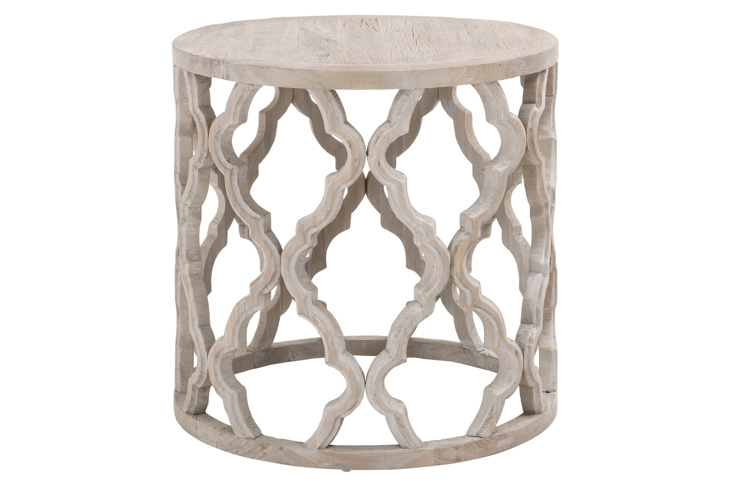 Essentials - Bella Antique Clover Large End Table