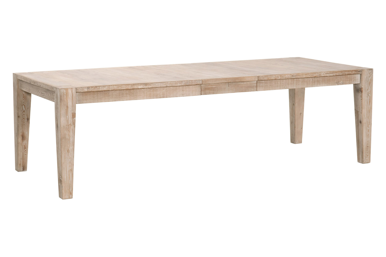 Essentials - Bella Antique Canal Extension Dining Table in Smoke Gray