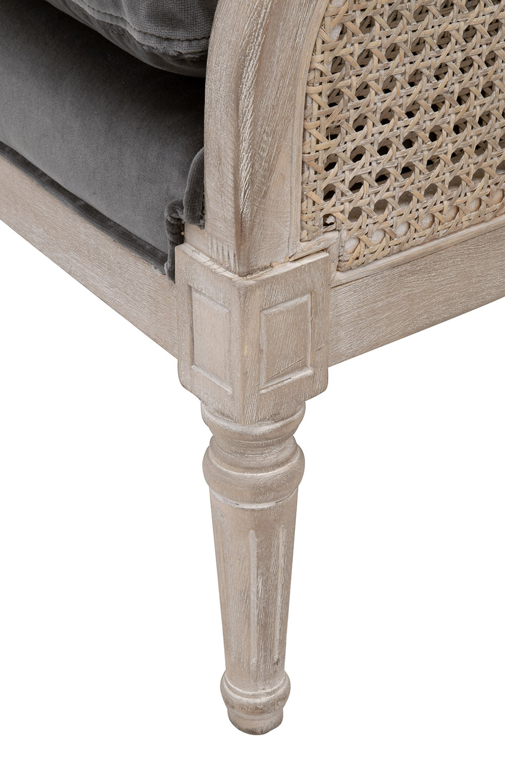 Essentials Churchill Club Chair - Dark Dove Velvet