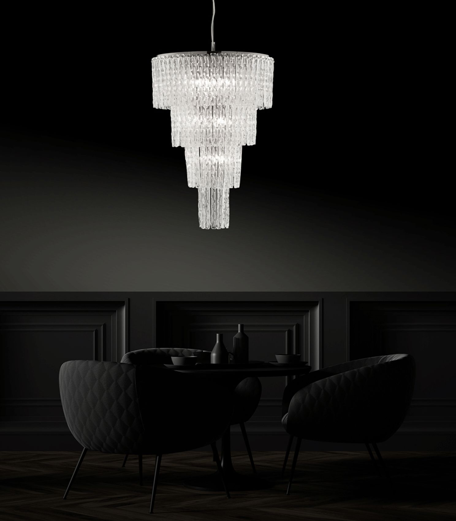 Euroluce - Cascade D46 Chandelier
