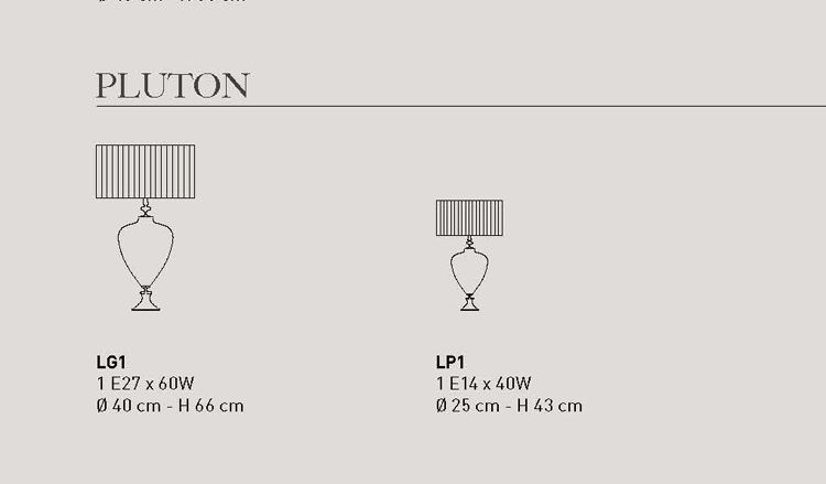 Euroluce Pulton LP1 Table Lamp