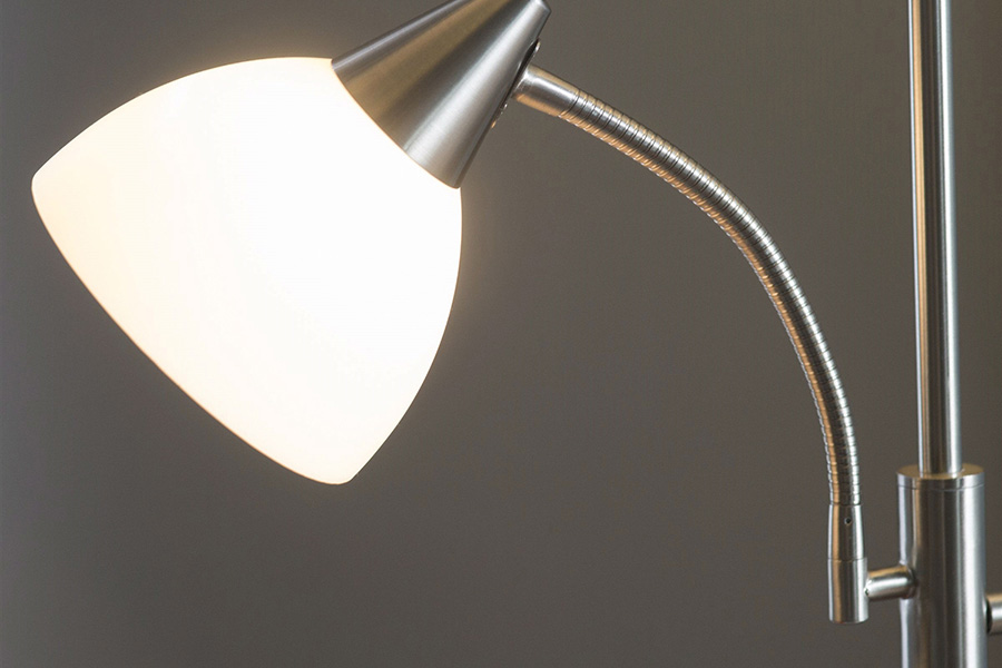 FaFurn - Modern 71-Inch High Floor Lamp with Gooseneck Reading Light