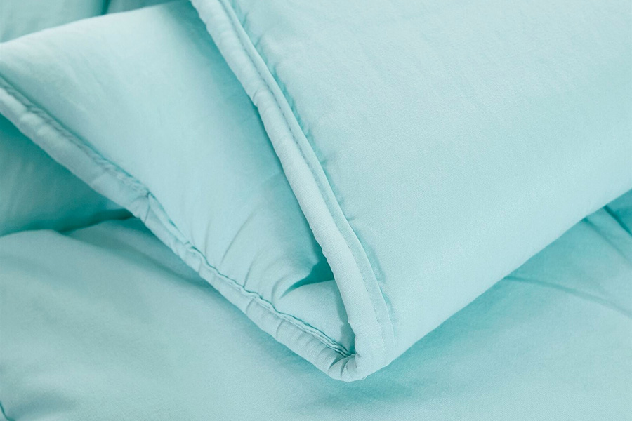FaFurn 3 Piece Microfiber Reversible Comforter Set - Aqua, King Size