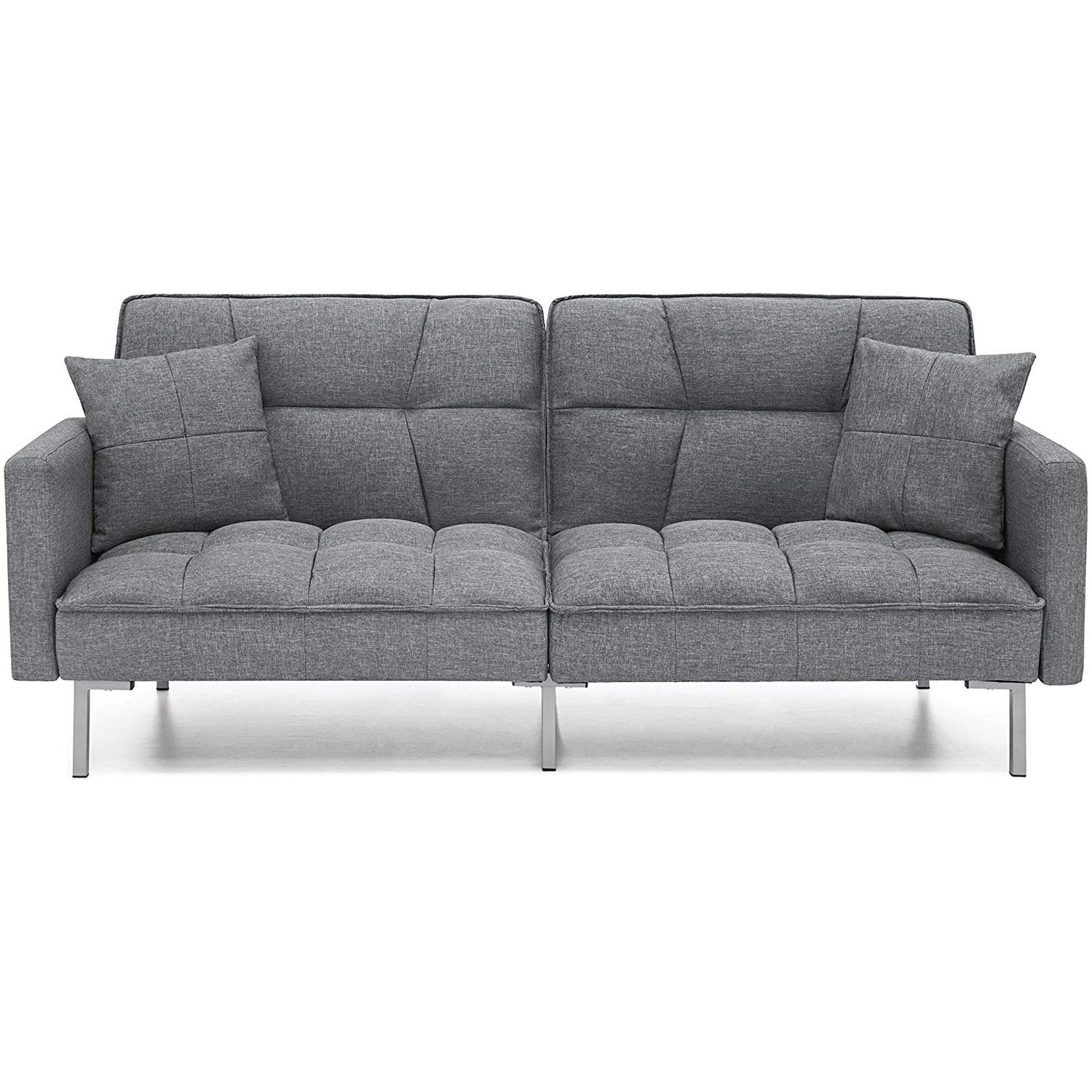 FaFurn - Modern Sofa in Gray, Futon