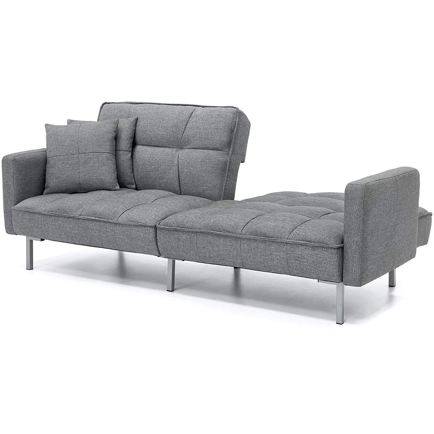 FaFurn - Modern Sofa in Gray, Futon