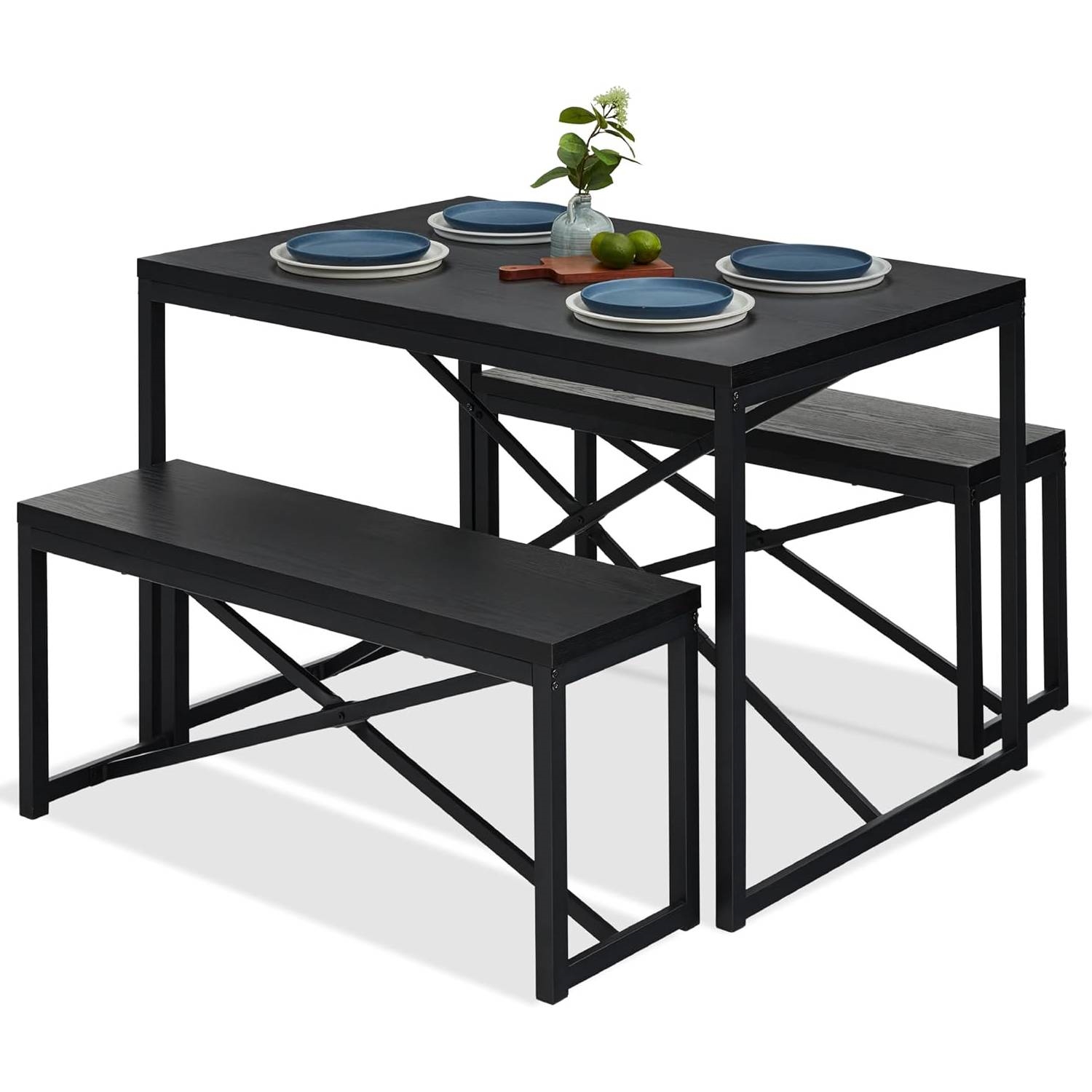 FaFurn - 3-Piece Modern Dining Set (CHWOCBD537485413)