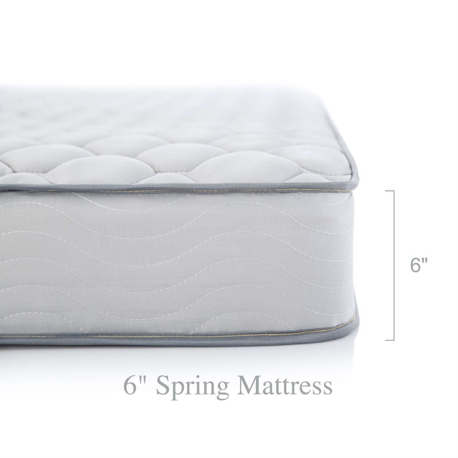 FaFurn - California/King Size Thick Innerspring Mattress with Quilted Cover in Medium Firm