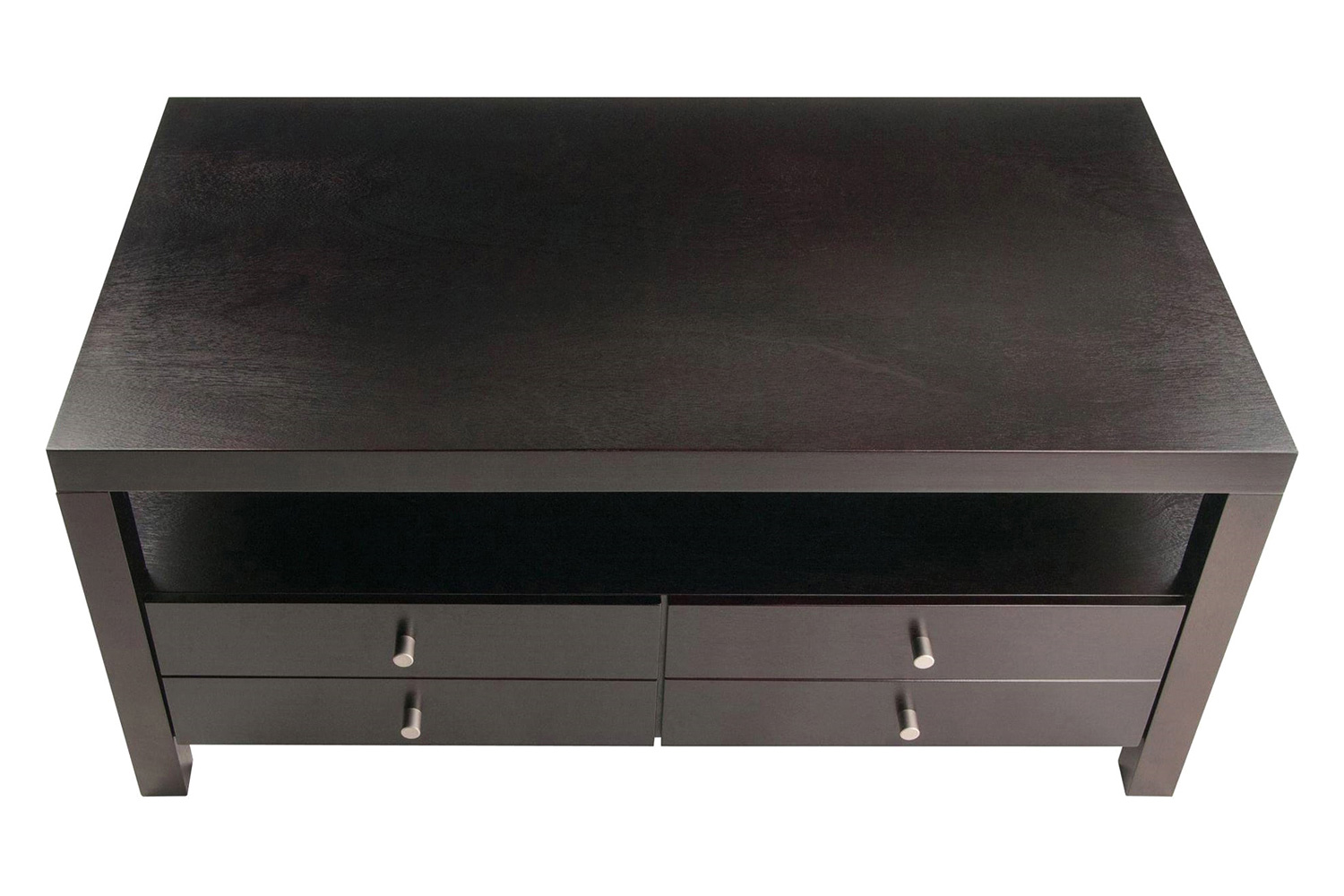 FaFurn - Modern Espresso 2 Drawer Coffee Table