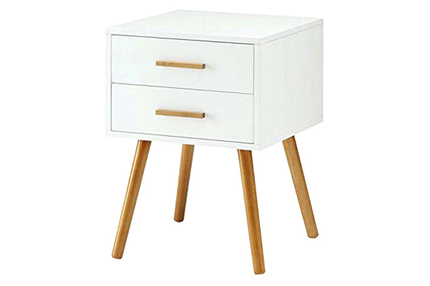 FaFurn - Modern 2-Drawer End Table/Nightstand