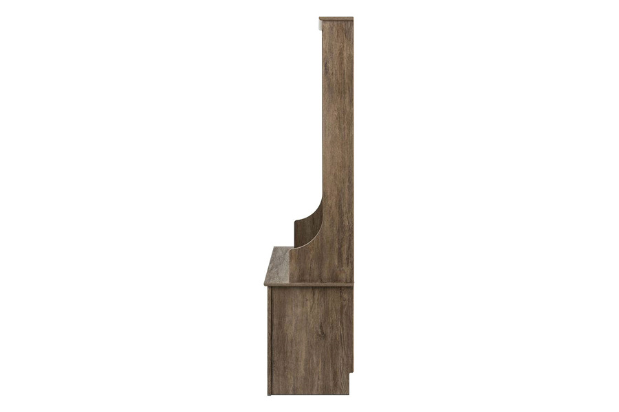 FaFurn Entryway Hall Tree Shoe Cubbie Coat Rack - Gray