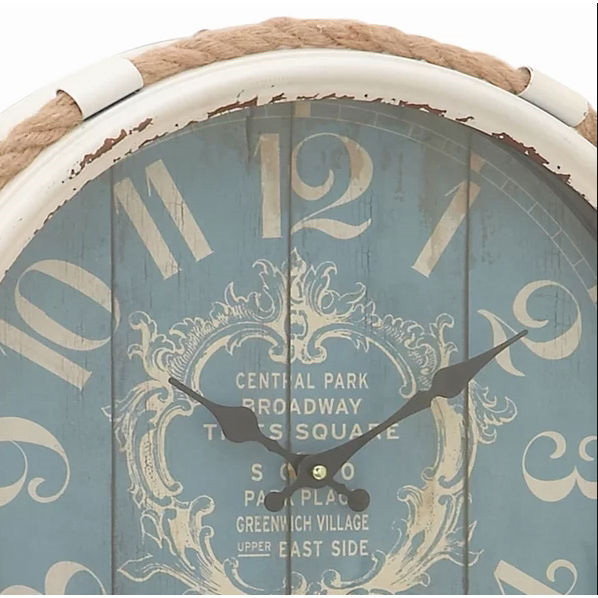 FaFurn Vintage Style Nautical Wall Clock - 17-inch