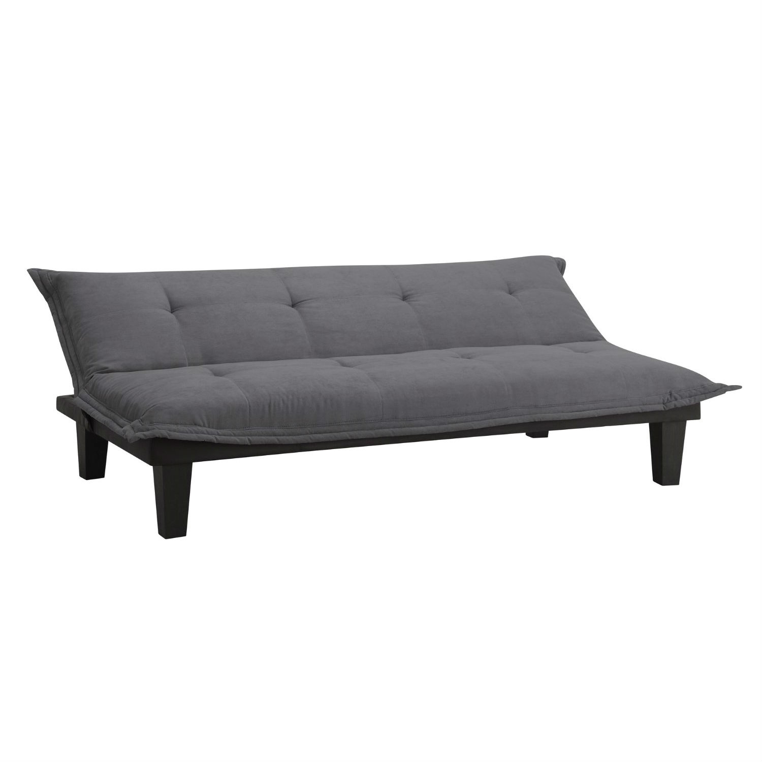FaFurn Click-Clack Sofa-Bed - Charcoal, Microfiber