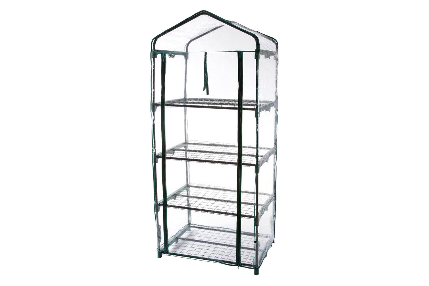 FaFurn - Durable 4-Tier Plant Stand Greenhouse with Zippered Pvc Cover