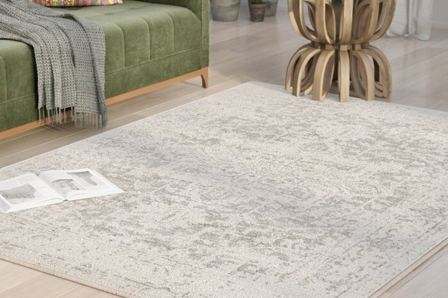 FaFurn Distressed Oriental Area Rug - 5" x 7"