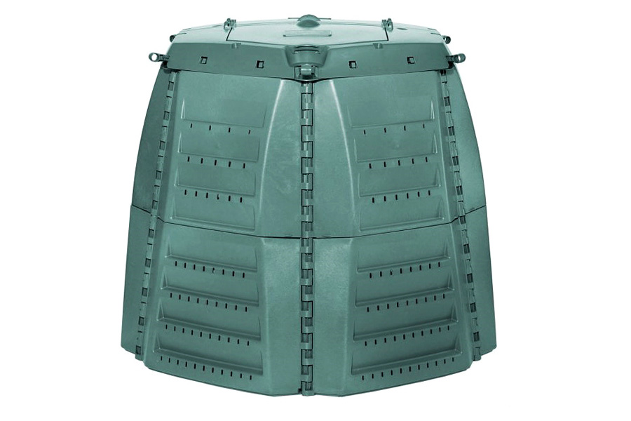 FaFurn - Green Recycled Plastic 267 Gallon Compost Bin For Home Composting