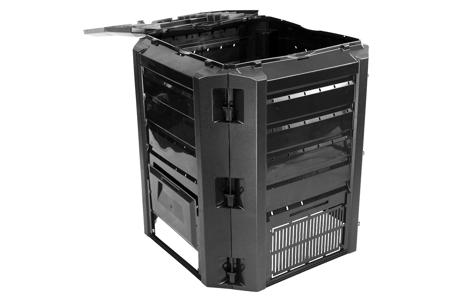 FaFurn - Black Composter 100-Gallon Compost Bin For Home Composting