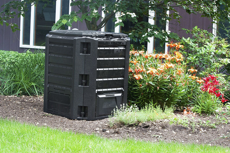 FaFurn - Black Composter 100-Gallon Compost Bin For Home Composting